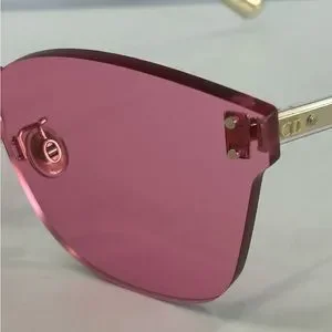 Christian Dior Women\'s Color Quake 2 Shield Sunglasses in New Condition. CHRISTIAN DIOR 49 MM Pink Shield Sunglasses DIORCOLORQUAKE2MU1 main image 4